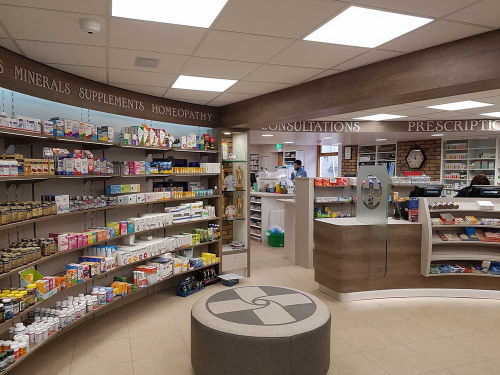 Pharmacy Shopfitting Northern Ireland| Aspire Interior Solutions|